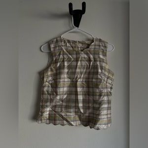 Vintage Hey Jude Gingham Top